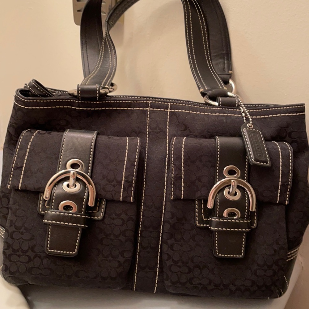 Coach Black Tote
